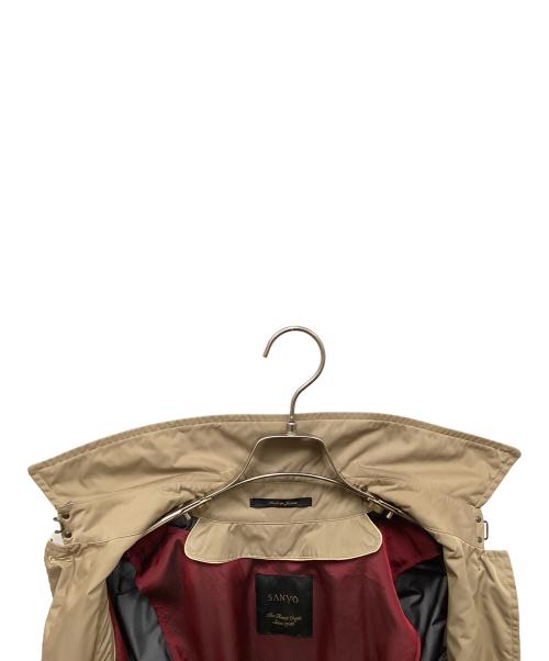 SANYO（サンヨー）SANYO (サンヨー) ライナー付きGORE-TEXステンカラーコート ベージュ サイズ:38の古着・服飾アイテム