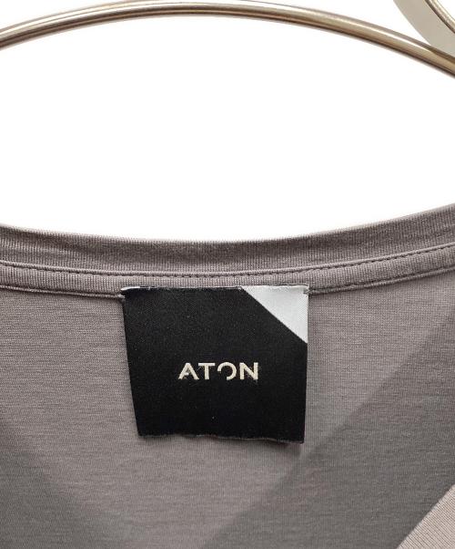ATON（エイトン）ATON (エイトン) カットソー グレー サイズ:2の古着・服飾アイテム