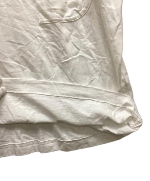 MAISON EUREKA（メゾンエウレカ）MAISON EUREKA (メゾンエウレカ) KNOT POCKET BIG T(ノットポケットビックティー) ホワイト サイズ:FREEの古着・服飾アイテム