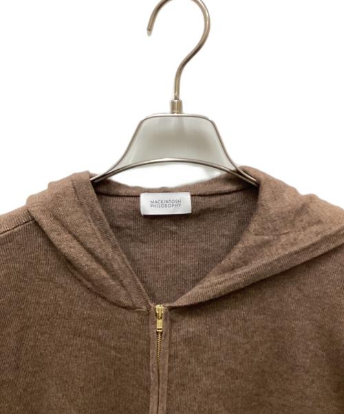 MACKINTOSH PHILOSOPHY（マッキントッシュ フィロソフィー）MACKINTOSH PHILOSOPHY (マッキントッシュ フィロソフィー) ジップパーカー ブラウン サイズ:Mの古着・服飾アイテム