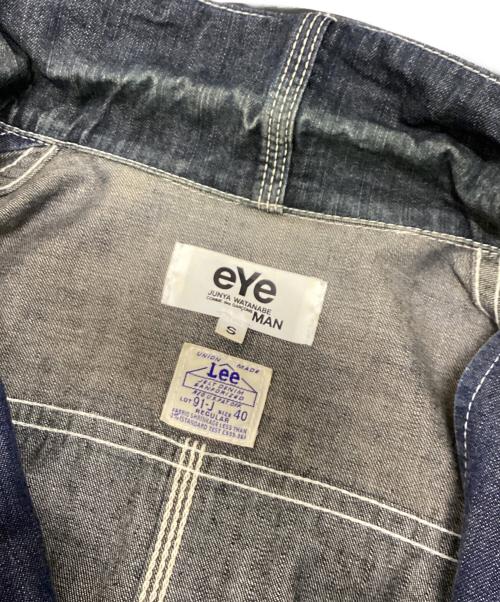 eYe COMME des GARCONS JUNYAWATANABE MAN（アイ コム デ ギャルソン ジュンヤ ワタナベ マン）eYe COMME des GARCONS JUNYAWATANABE MAN (アイ コム デ ギャルソン ジュンヤ ワタナベ マン) LEE (リー) デニムカバーオール インディゴ サイズ:Sの古着・服飾アイテム