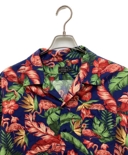 Schott（ショット）Schott (ショット) アロハシャツ ブルー サイズ:XLの古着・服飾アイテム