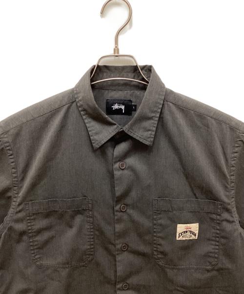 stussy（ステューシー）stussy (ステューシー) シャツ グレー サイズ:Lの古着・服飾アイテム