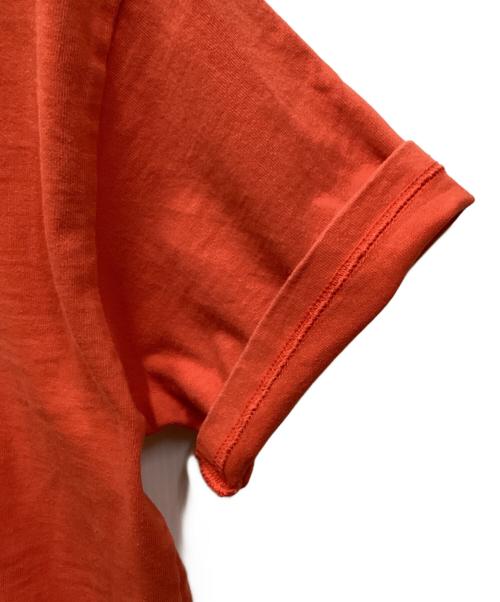 Schott（ショット）Schott (ショット) メキシカンスカルステッチTシャツ オレンジ サイズ:XLの古着・服飾アイテム