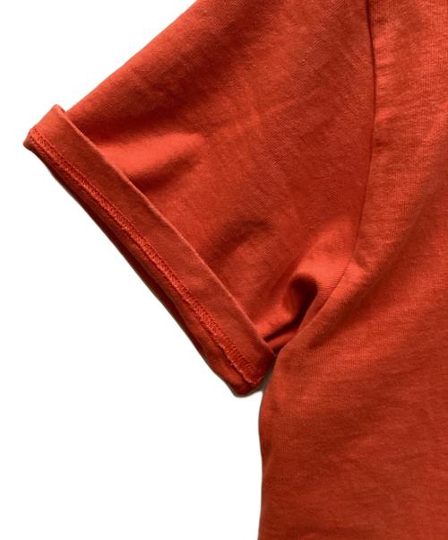 Schott（ショット）Schott (ショット) メキシカンスカルステッチTシャツ オレンジ サイズ:XLの古着・服飾アイテム