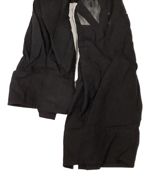 GROUND Y（グラウンドワイ）GROUND Y (グラウンドワイ) ロングシャツ ブラック サイズ:3の古着・服飾アイテム