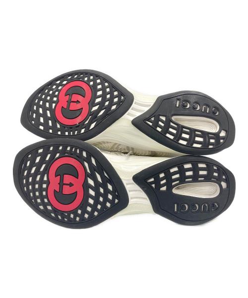 GUCCI（グッチ）GUCCI (グッチ) テクニカルニット スニーカー ホワイト サイズ:GG10の古着・服飾アイテム