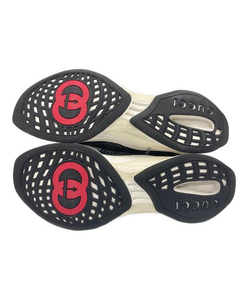 GUCCI（グッチ）GUCCI (グッチ) テクニカルニット スニーカー ブラック サイズ:GG10の古着・服飾アイテム