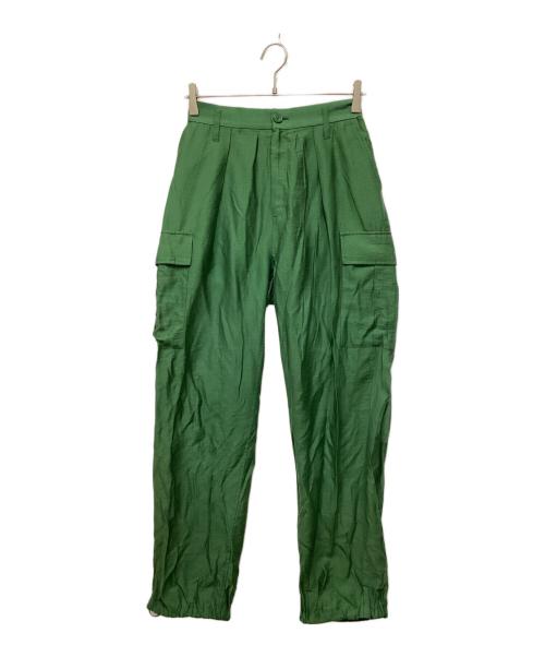 BEAUTY&YOUTH（ビューティーアンドユース）BEAUTY&YOUTH (ビューティーアンドユース) ツイルカーゴパンツ グリーン サイズ:Sの古着・服飾アイテム