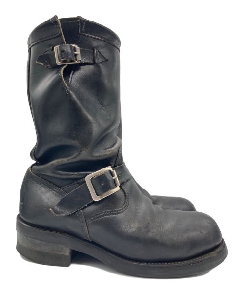 HARLEY-DAVIDSON（ハーレーダビッドソン）HARLEY-DAVIDSON (ハーレーダビッドソン) CHIPPEWA (チペワ) エンジニアブーツ ブラック サイズ:US7.5の古着・服飾アイテム