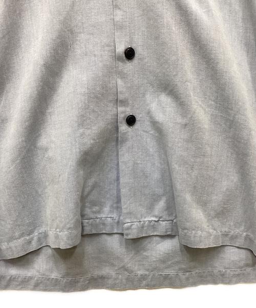 POLO SPORT（ポロスポーツ）POLO SPORT (ポロスポーツ) ライン柄開襟ショートスリーブシャツ/ラインガラカイキンショートスリーブシャツ スカイブルー サイズ:Mの古着・服飾アイテム