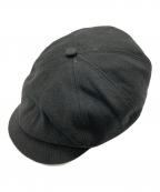 DAPPER'Sダッパーズ）の古着「コットンキャンバスキャスケット」｜ブラック