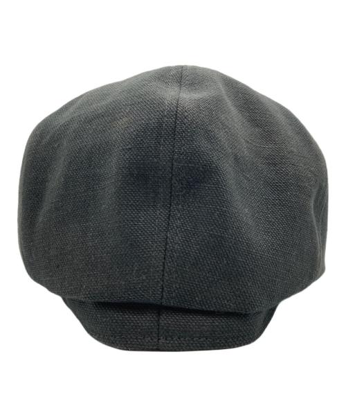 DAPPER'S（ダッパーズ）DAPPER'S (ダッパーズ) コットンキャンバスキャスケット ブラック サイズ:Mの古着・服飾アイテム