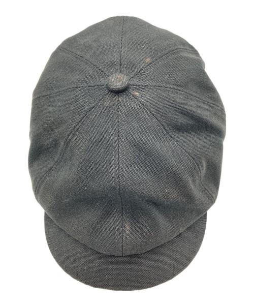 DAPPER'S（ダッパーズ）DAPPER'S (ダッパーズ) コットンキャンバスキャスケット ブラック サイズ:Mの古着・服飾アイテム