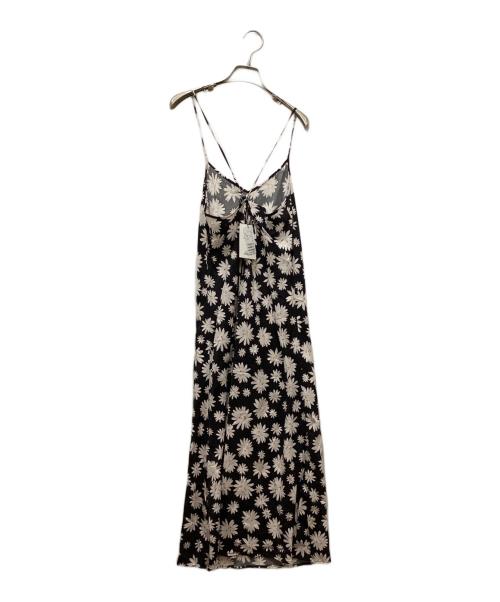 MACPHEE（マカフィー）MACPHEE (マカフィー) マーガレットプリントキャミソールワンピース ブラック サイズ:36の古着・服飾アイテム