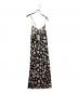 MACPHEE (マカフィー) マーガレットプリントキャミソールワンピース ブラック サイズ:36：7000円