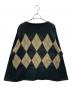 BURLAP OUTFITTER (バーラップアウトフィッター) ARGYLE FLEECE CREW TOP ブラック サイズ:XL：5000円