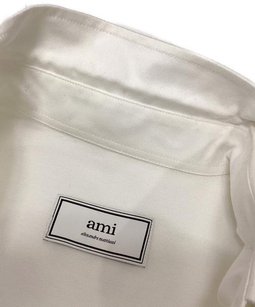 ami（アミ）ami (アミ) Button Down Oxford Shirt ホワイト サイズ:40の古着・服飾アイテム