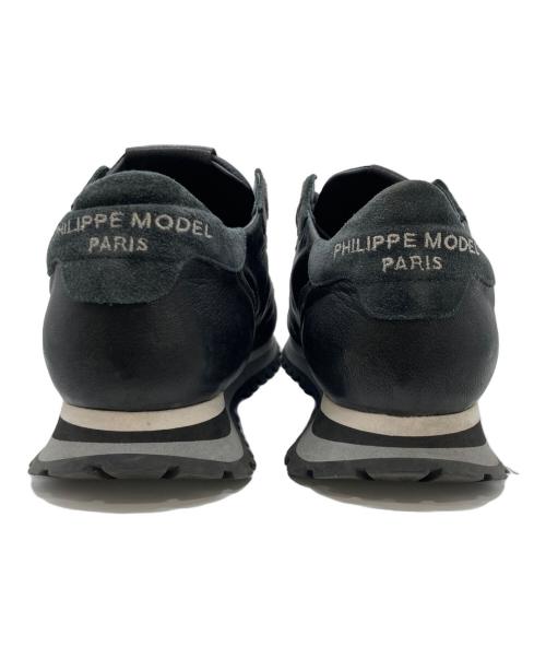 PHILIPPE MODEL（フィリップ モデル）PHILIPPE MODEL (フィリップ モデル) ローカットスニーカー ブラック サイズ:42の古着・服飾アイテム