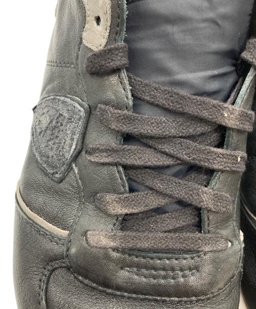 PHILIPPE MODEL（フィリップ モデル）PHILIPPE MODEL (フィリップ モデル) ローカットスニーカー ブラック サイズ:42の古着・服飾アイテム