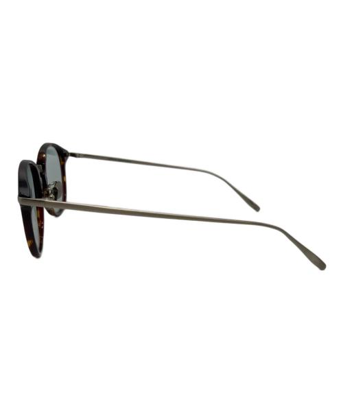 uniform experiment（ユニフォームエクスペリメント）uniform experiment (ユニフォームエクスペリメント) 金子眼鏡 (カネコガンキョウ) TITANIUM BOSTON SUNGLASSES ブラウンの古着・服飾アイテム