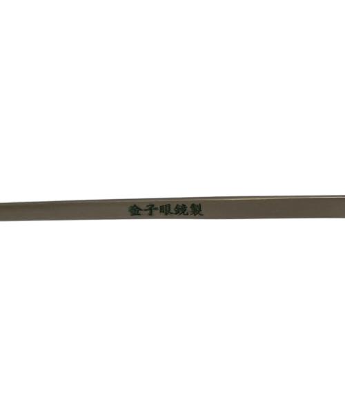 uniform experiment（ユニフォームエクスペリメント）uniform experiment (ユニフォームエクスペリメント) 金子眼鏡 (カネコガンキョウ) TITANIUM BOSTON SUNGLASSES ブラウンの古着・服飾アイテム