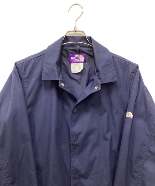 THE NORTHFACE PURPLELABEL（ザ・ノースフェイス パープルレーベル）THE NORTHFACE PURPLELABEL (ザ・ノースフェイス パープルレーベル) BEAMS (ビームス) コーチジャケット ネイビー サイズ:Lの古着・服飾アイテム