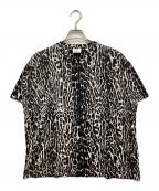 BURBERRYバーバリー）の古着「レオパード柄Tシャツ」｜ブラック