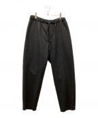ATONエイトン）の古着「ウールイージーパンツ」｜ブラック