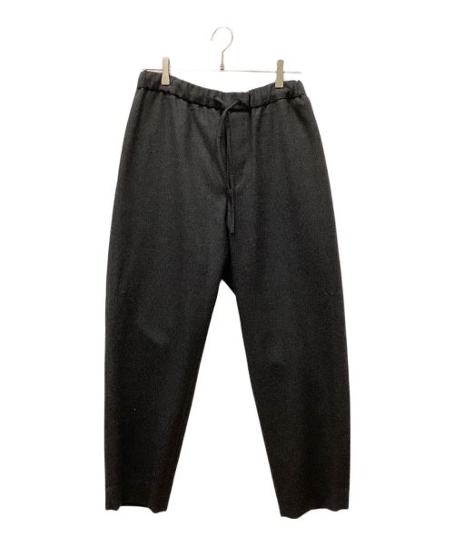 ATON（エイトン）ATON (エイトン) ウールイージーパンツ ブラック サイズ:4の古着・服飾アイテム
