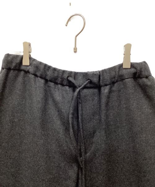 ATON（エイトン）ATON (エイトン) ウールイージーパンツ ブラック サイズ:4の古着・服飾アイテム