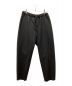 ATON（エイトン）の古着「ウールイージーパンツ」｜ブラック