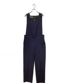 BACCA（バッカ）の古着「シアサッカー カバードサロペット」｜ネイビー