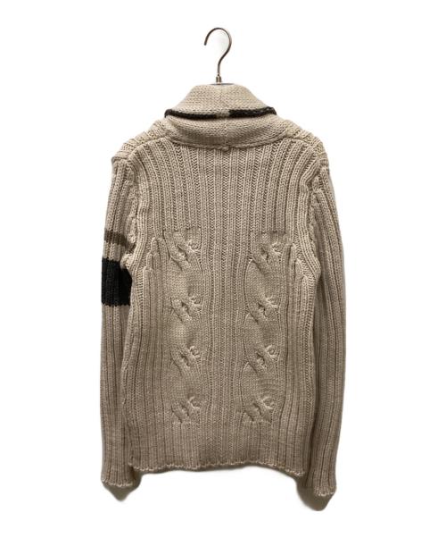 ROBERTO COLLINA（ロベルトコリーナ）ROBERTO COLLINA (ロベルトコリーナ) ショールカラーカーディガン ベージュ サイズ:46の古着・服飾アイテム