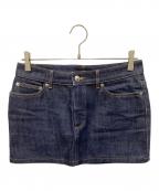 A.P.C.アーペーセー）の古着「デニムミニスカート」｜インディゴ