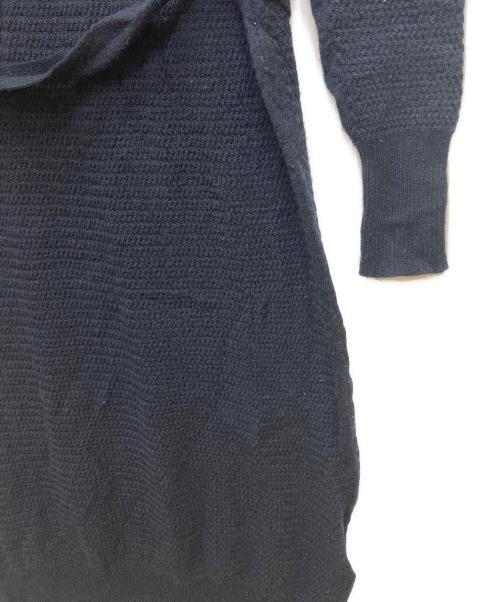JOHN SMEDLEY（ジョンスメドレー）JOHN SMEDLEY (ジョンスメドレー) ニットワンピース ネイビー サイズ:記載無しの古着・服飾アイテム