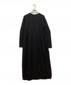 UN3D.アンスリード）の古着「バルーンカットワンピース」｜ブラック