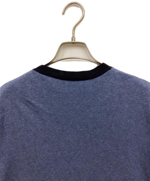 DSQUARED2（ディースクエアード）DSQUARED2 (ディースクエアード) SORRY I'M NOT SORRY KNIT/リンガーニット ブルー サイズ:XSの古着・服飾アイテム