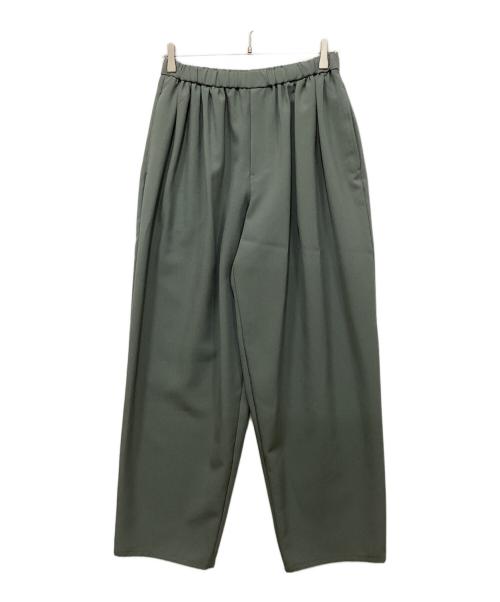 LAD MUSICIAN（ラッドミュージシャン）LAD MUSICIAN (ラッドミュージシャン) GATHER WIDE PANTS/ギャザーワイドパンツ グリーン サイズ:42の古着・服飾アイテム