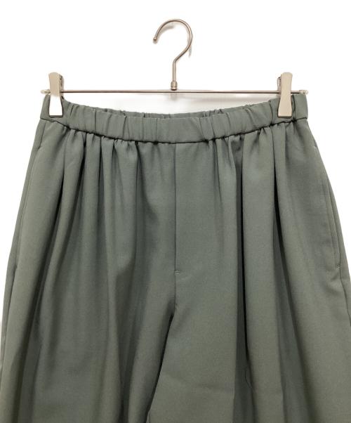 LAD MUSICIAN（ラッドミュージシャン）LAD MUSICIAN (ラッドミュージシャン) GATHER WIDE PANTS/ギャザーワイドパンツ グリーン サイズ:42の古着・服飾アイテム