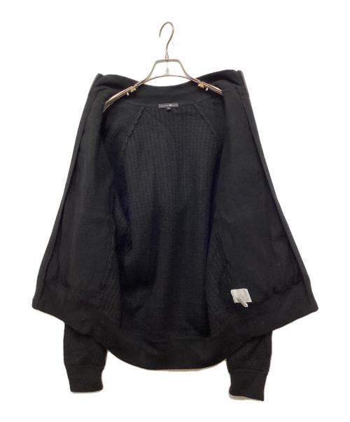 TAKASHIMAYA（高島屋）TAKASHIMAYA (高島屋) カシミヤニット中綿ジャケット ブラック サイズ:Sの古着・服飾アイテム