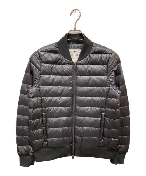 WOOLRICH（ウールリッチ）WOOLRICH (ウールリッチ) TOMORROW LAND (トゥモローランド) ダウンMA-1ジャケット ブラック サイズ:Sの古着・服飾アイテム