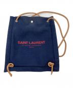 Saint Laurent Parisサンローランパリ）の古着「Universite flat crossbod（ユニバーサイトフラットクロスボット）」｜ネイビー