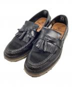 FRED PERRY×GEORGE COXフレッドペリー×ジョージコックス）の古着「ローファー」｜ブラック