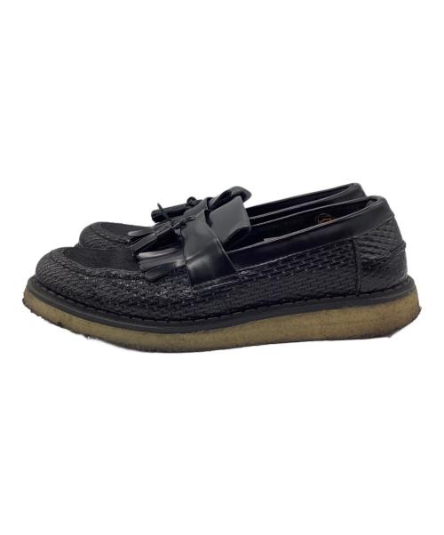 FRED PERRY（フレッドペリー）FRED PERRY (フレッドペリー) GEORGE COX (ジョージコックス) ローファー ブラック サイズ:UK7の古着・服飾アイテム