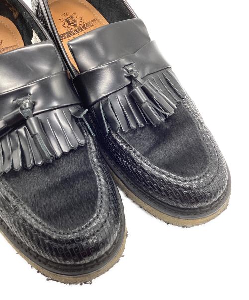 FRED PERRY（フレッドペリー）FRED PERRY (フレッドペリー) GEORGE COX (ジョージコックス) ローファー ブラック サイズ:UK7の古着・服飾アイテム