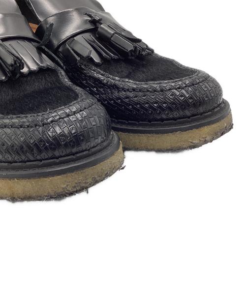 FRED PERRY（フレッドペリー）FRED PERRY (フレッドペリー) GEORGE COX (ジョージコックス) ローファー ブラック サイズ:UK7の古着・服飾アイテム