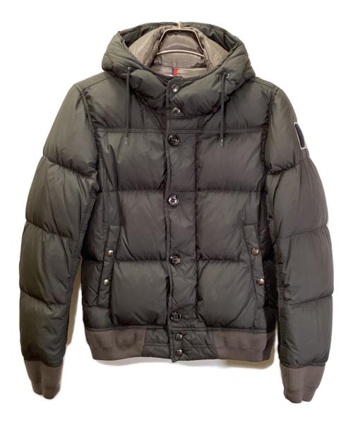 MONCLER（モンクレール）MONCLER (モンクレール) ALBERICダウンジャケット カーキ サイズ:0(S)の古着・服飾アイテム