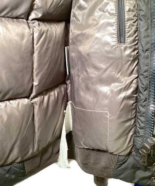 MONCLER（モンクレール）MONCLER (モンクレール) ALBERICダウンジャケット カーキ サイズ:0(S)の古着・服飾アイテム