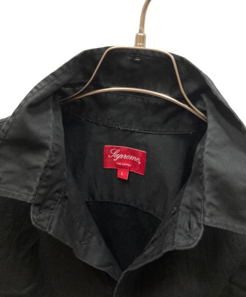 SUPREME（シュプリーム）SUPREME (シュプリーム) OXFORD S/S SHIRT/オックスフォードショートスリーブシャツ ブラック サイズ:Lの古着・服飾アイテム